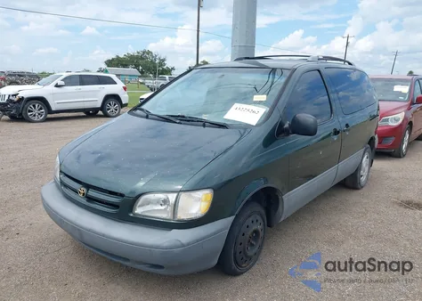 2000 Toyota Sienna Le из США, поврежденный, VIN 4T3ZF13C3YU281686